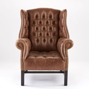 George wing chair front
